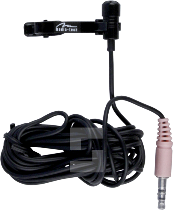 Externe microfoon met kabel en clip (1)