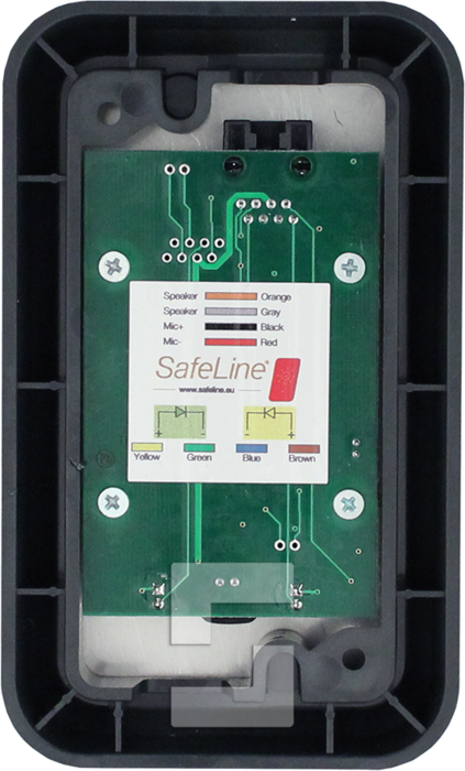 SafeLine 3000 talenhet, utanpåliggande montering med LED-piktogram (2)