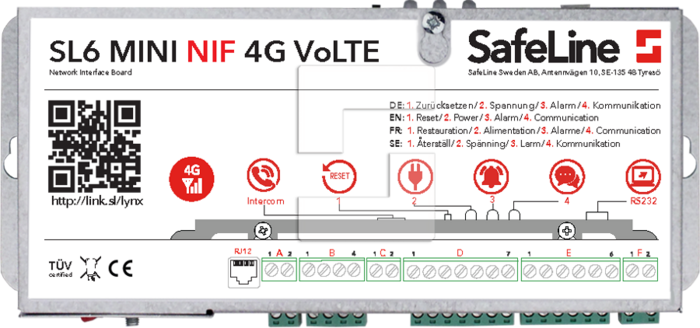 SL6 mini main unit PSTN & 4G/NIF