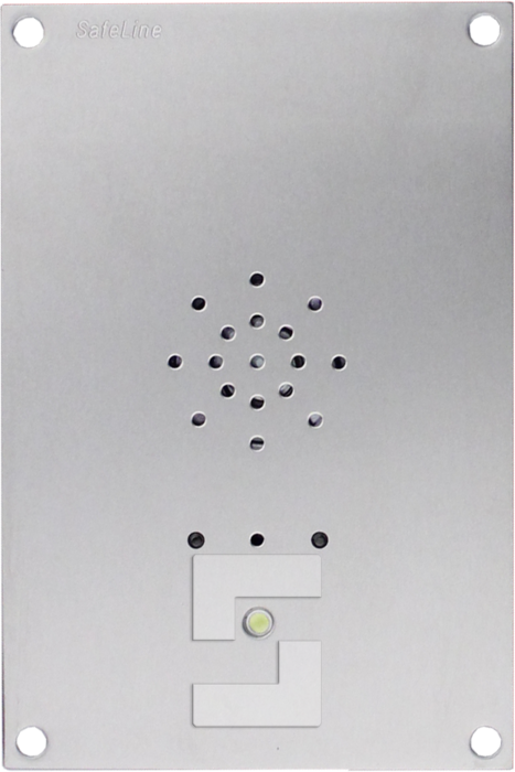 SafeLine SL6 voice station, flush mounting with emergency LED (1)