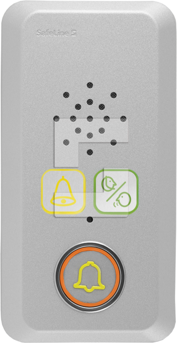 SafeLine SL6 voice station, surface mount design with pictogram lenses & button (1)