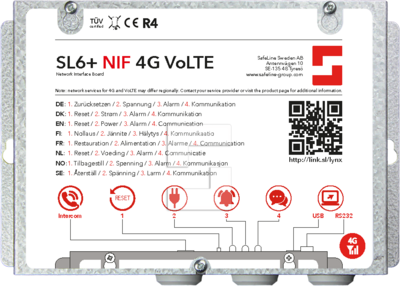 SL6 huvudenhet PSTN & 4G/NIF