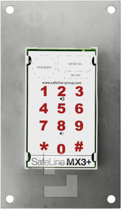 SafeLine MX3+, Einbaumontage (2)