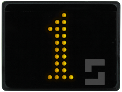Etasjeindikator FD4 (Gult display) (1)