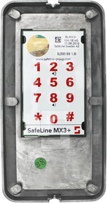 SafeLine MX3+, Aufbaumontage mit Piktogrammlinsen (2)