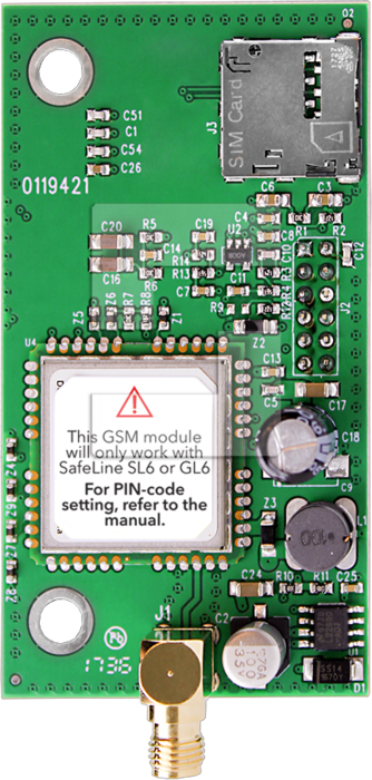 SafeLine SL6 GSM 2G-kaart (1)
