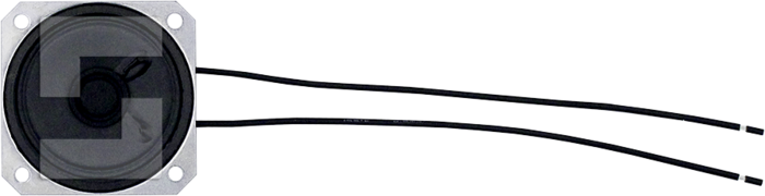 Högtalare för ankomstsignal, 50x50 mm, 150 mm, öppen (1)