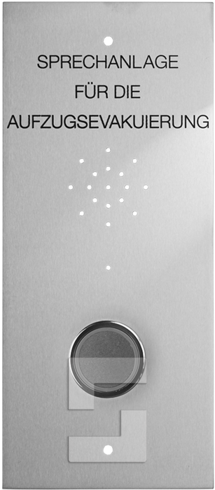 EVAC Poste d'étage avec bouton, encastré (DE) (1)