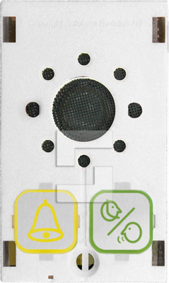 SafeLine MX3+, COP Montage hinter dem Fahrkorbbedienfeld mit Piktogrammlinsen (1)