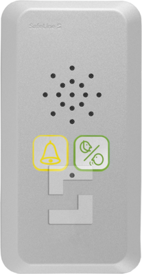Talestasjon SafeLine SL6, utenpåliggende monteringsdesign med piktogrammer (1)