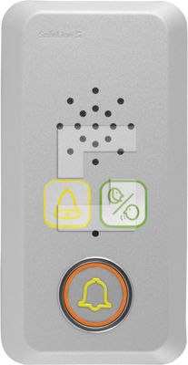 SafeLine MX3+ – Overflatemontert design, piktogrammer og knapp (1)