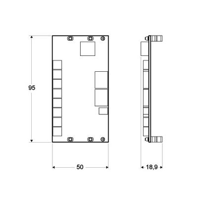 CAN-Leiterplatte, 8 Ein-/Ausgänge, JST-Verbindung (1)