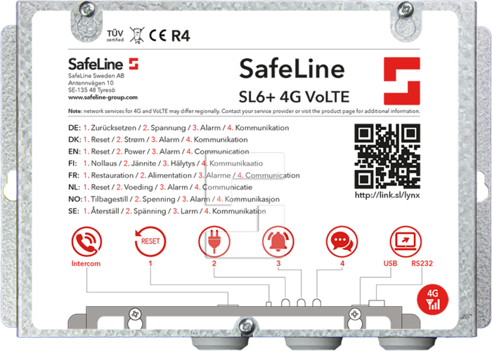 SafeLine SL6+ 4G VoLTE