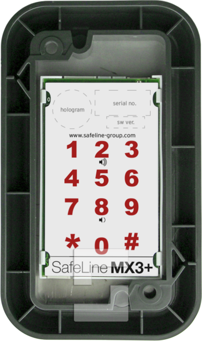 SafeLine MX3+, utanpåliggande montering (2)